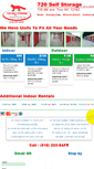 Mobile Screenshot of 720selfstorage.com